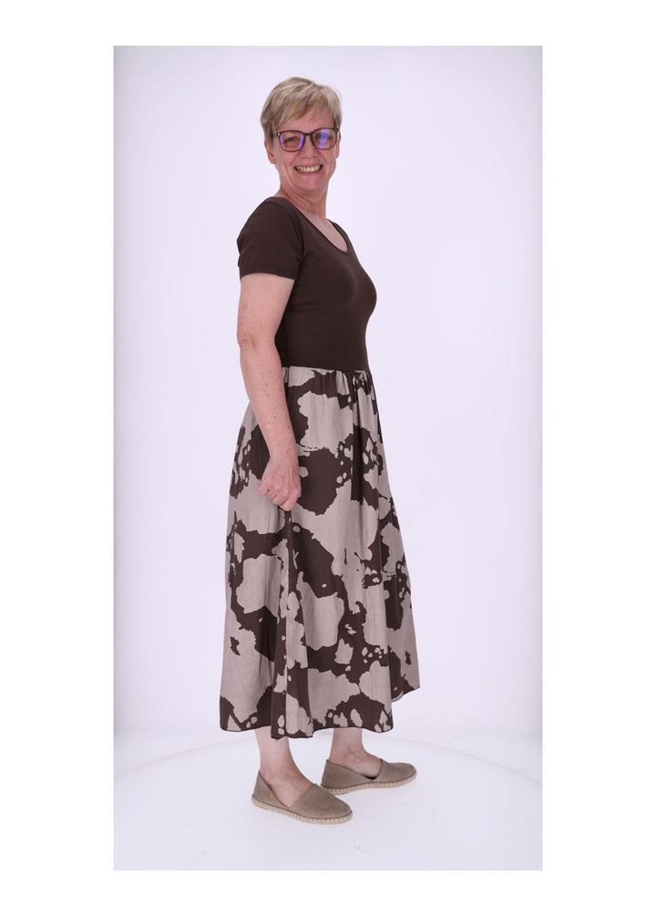 Splash of Color Maxikleid Kuhprint