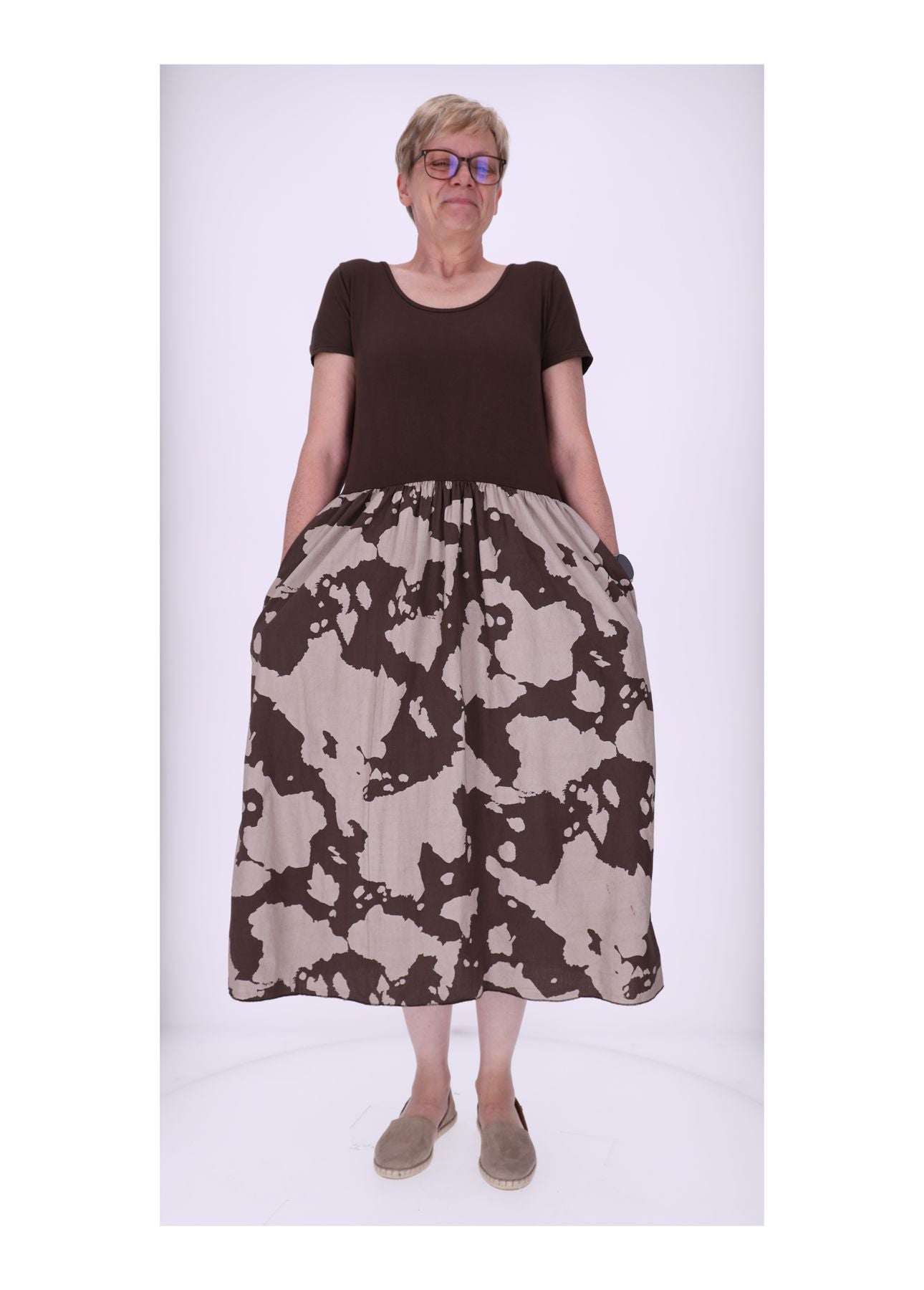 T-Shirt Kleid KUH Print