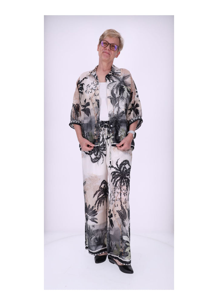 Splash of Color Damenhose Print Baumwolle