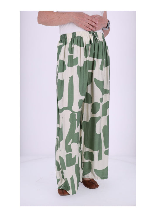 Schlupfhose Damen Print grafisch
