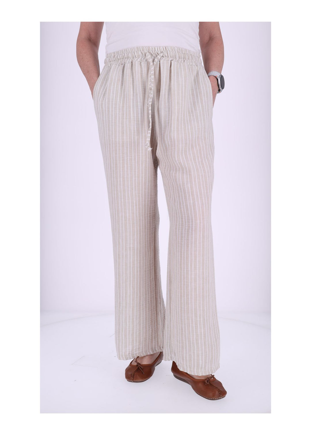 Splash of Color Damen Leinenhose