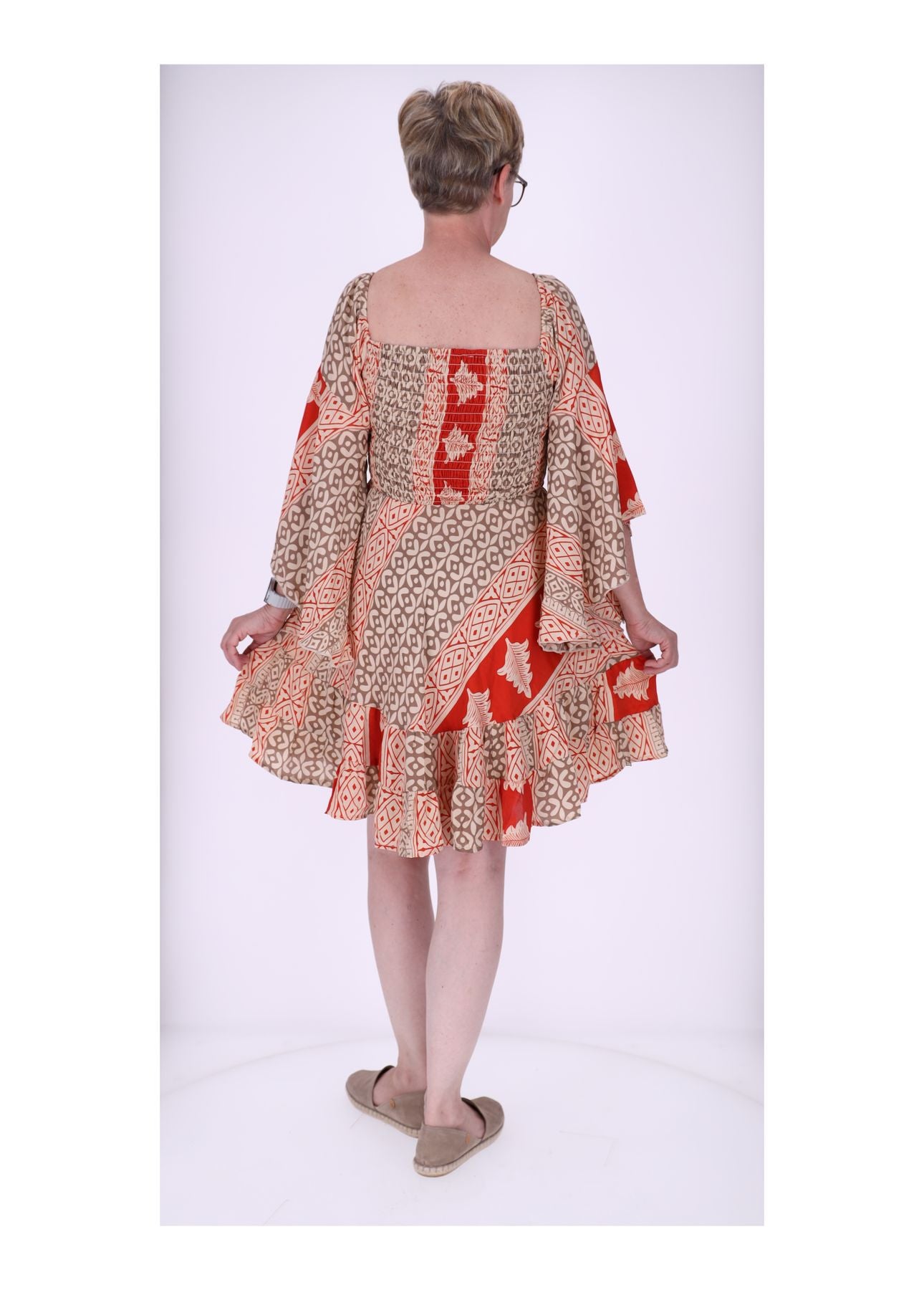 Kleid Smocked kurz
