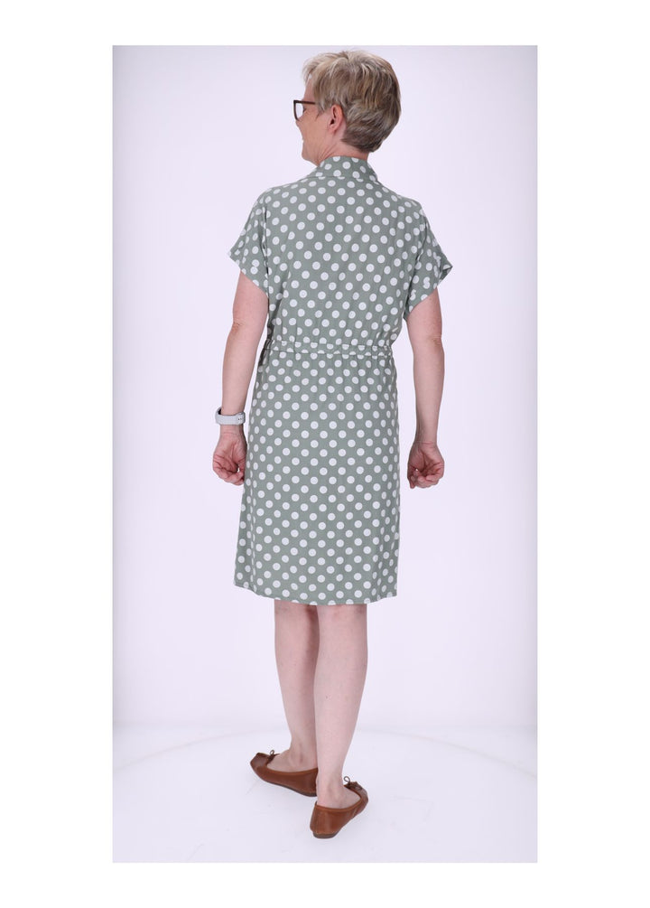 Splash of Color Blusenkleid Kuhfell-Print