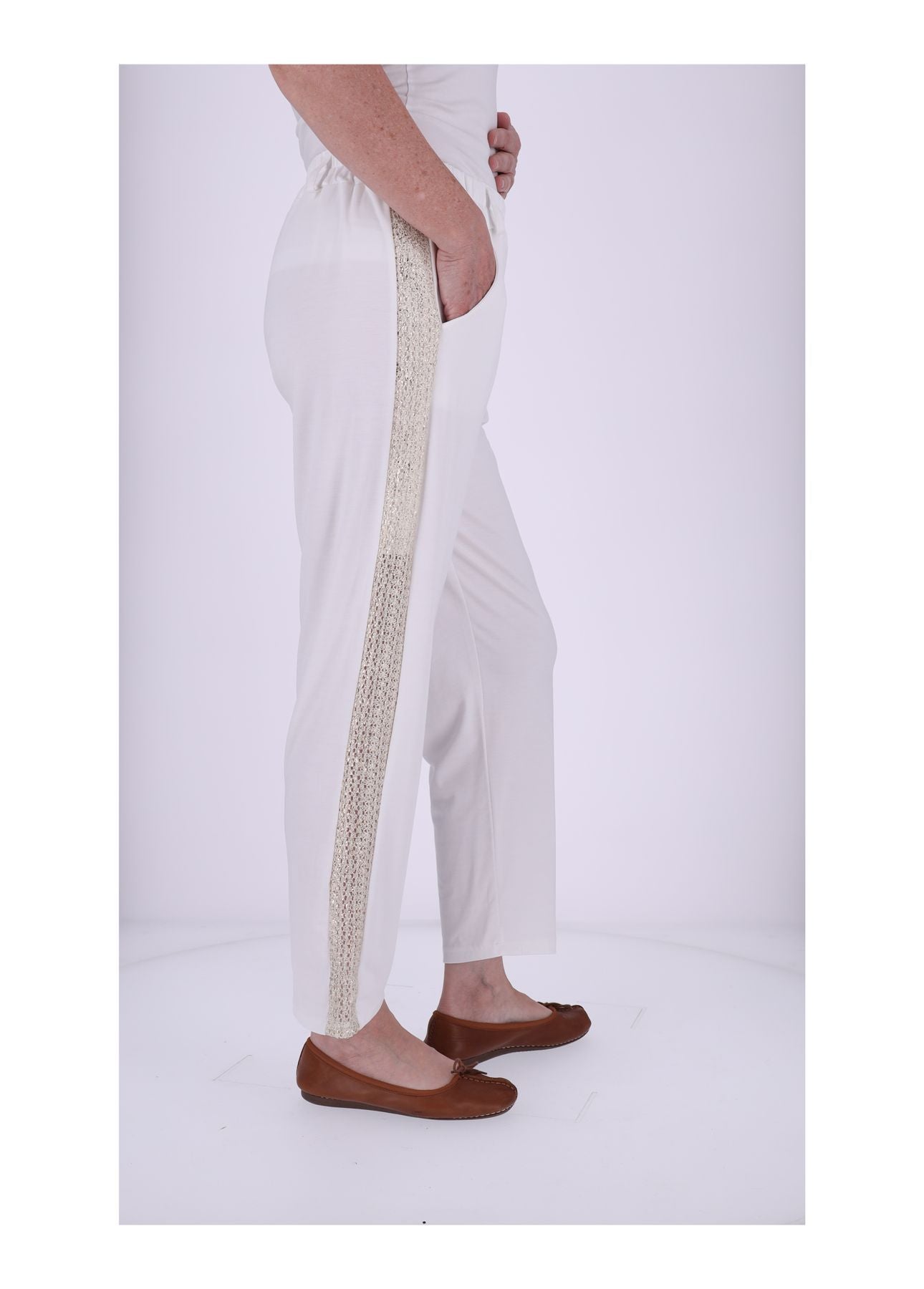 Jogginhose Damen Gold
