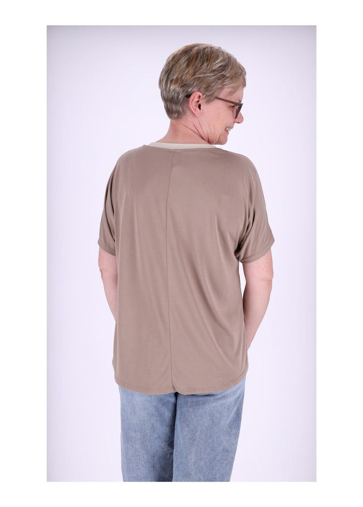Splash of Color Glitzer-T-Shirt Damen