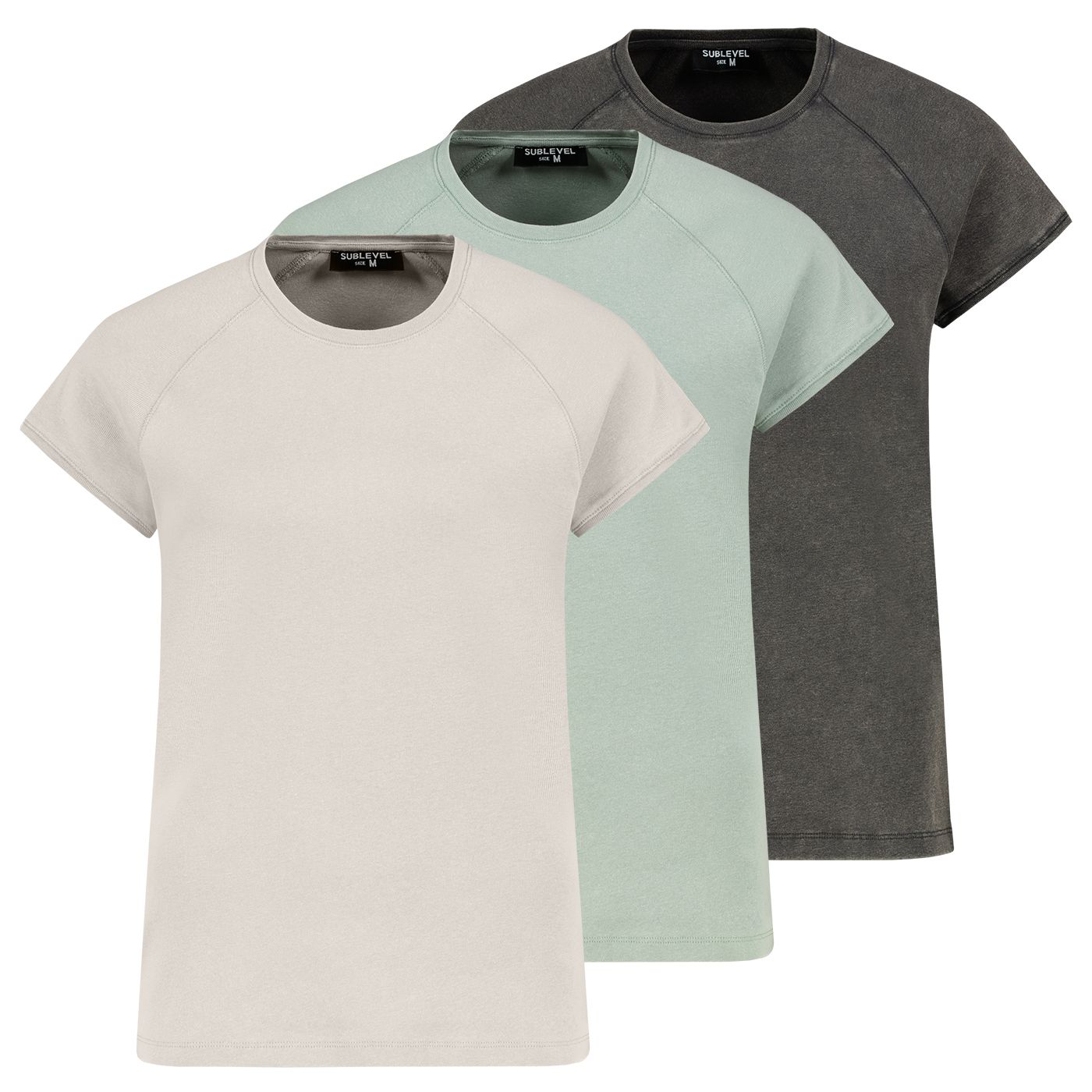 Damen DOB Shirt, Raglanärmel, Basic fit,