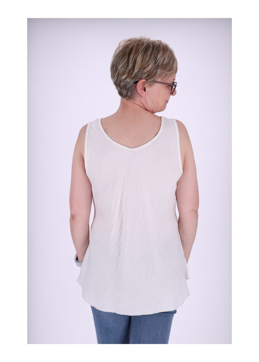 Splash of Color Damen-Top Viskose