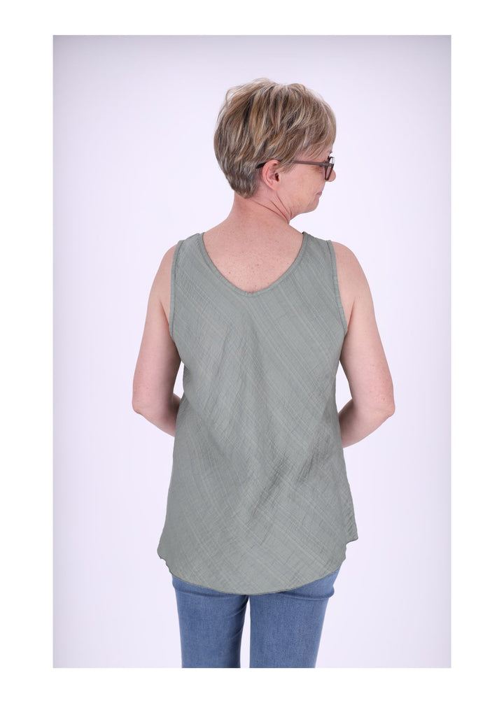 Splash of Color Damen-Top Viskose