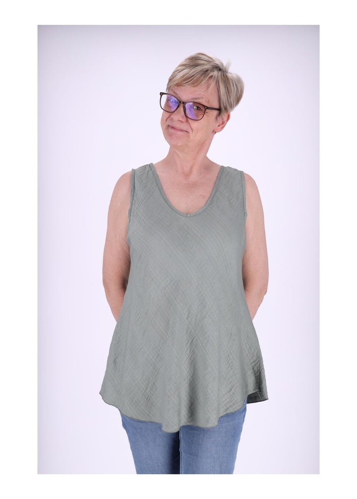 Splash of Color Damen-Top Viskose