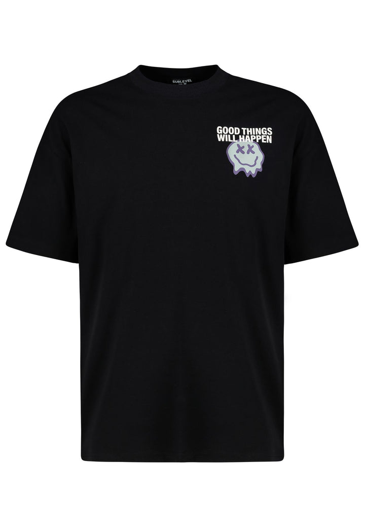 Herren HAKA oversized Shirt, kurzarm, Rund