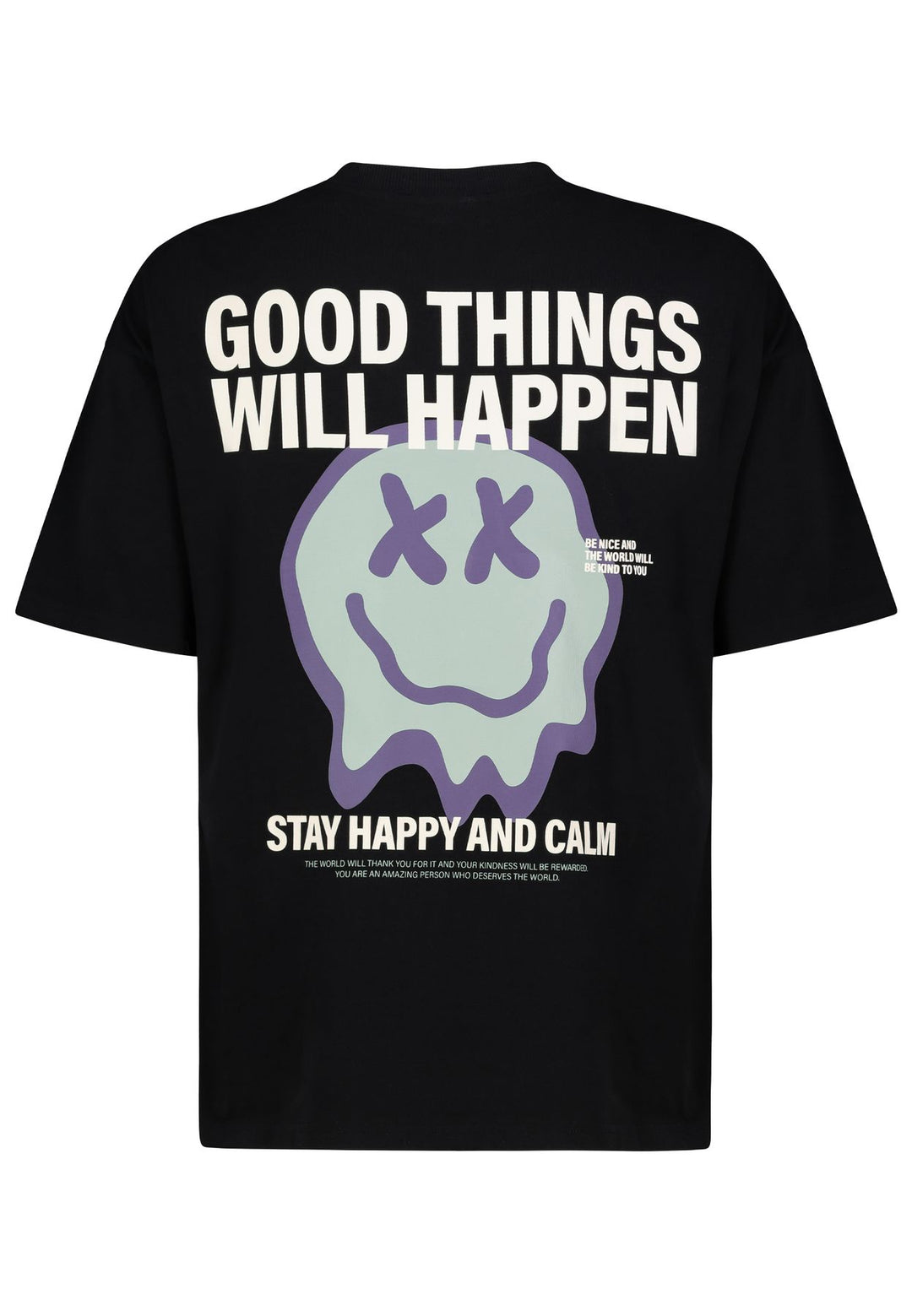 Herren HAKA oversized Shirt, kurzarm, Rund