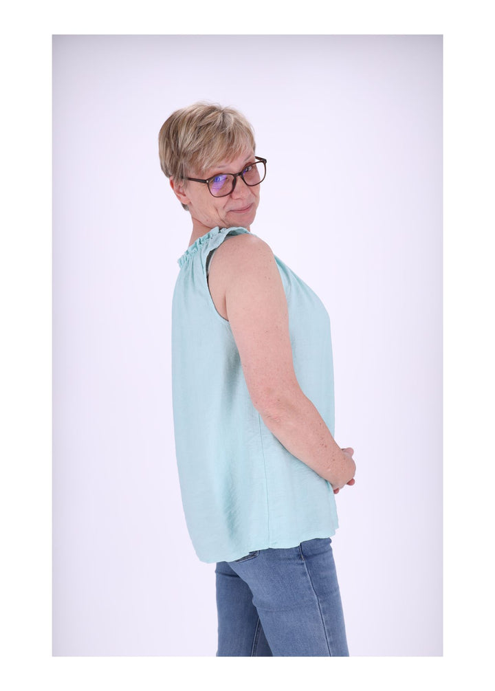 Damen Top Schleife