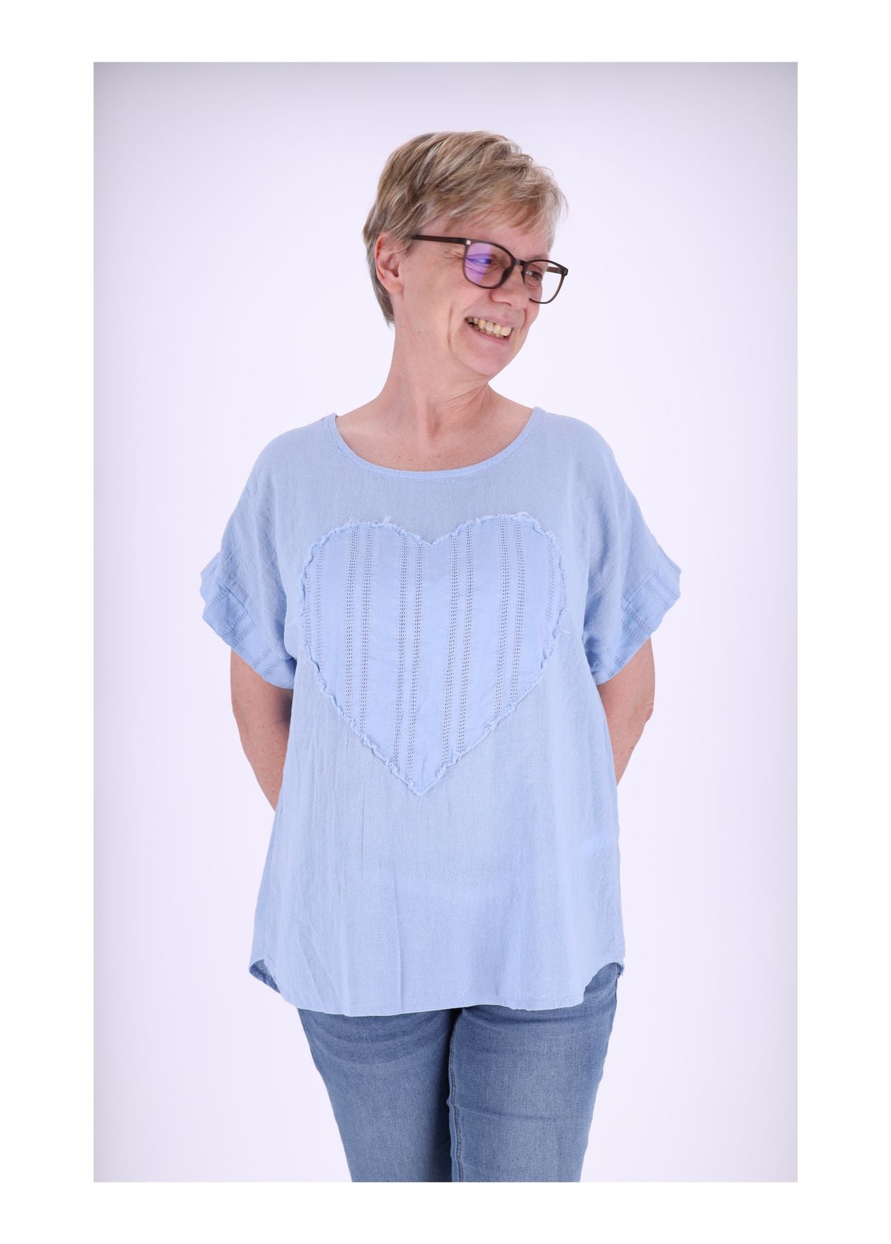 T-Shirt Damen Herz