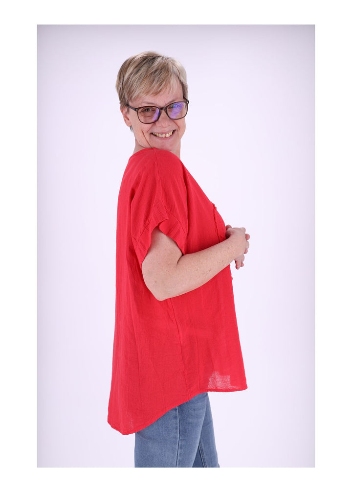 Splash of Color Damen T-Shirt Herz