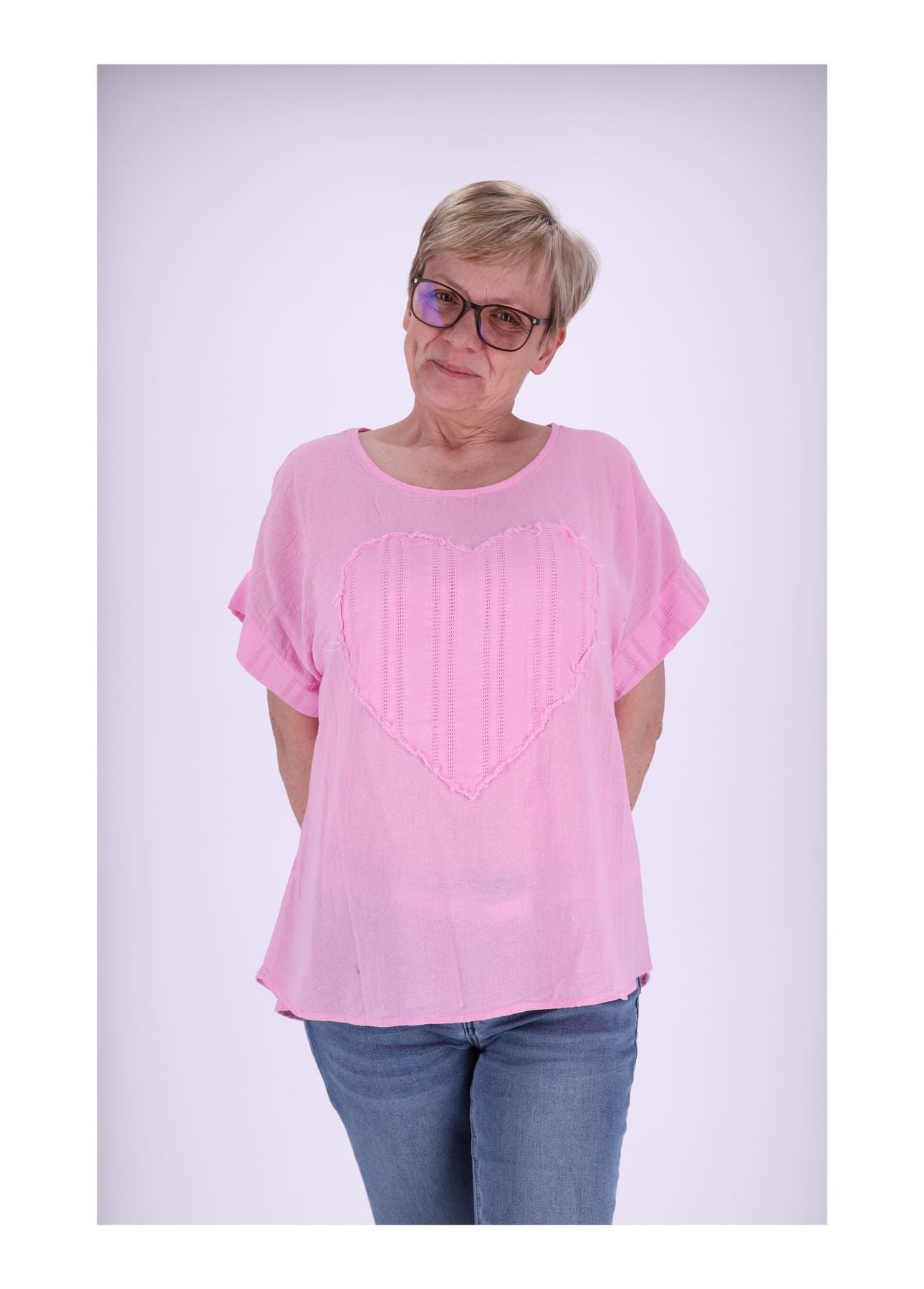 T-Shirt Damen Herz