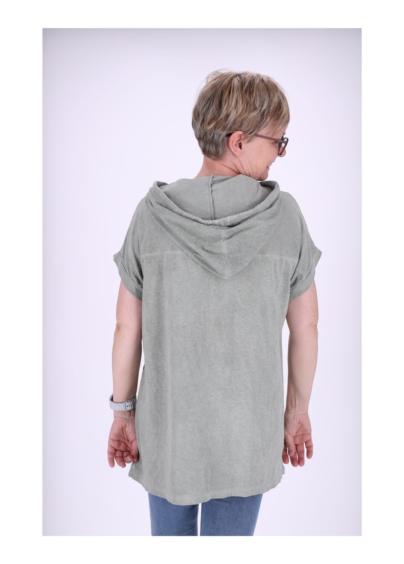 T-Shirt Damen Kapuze