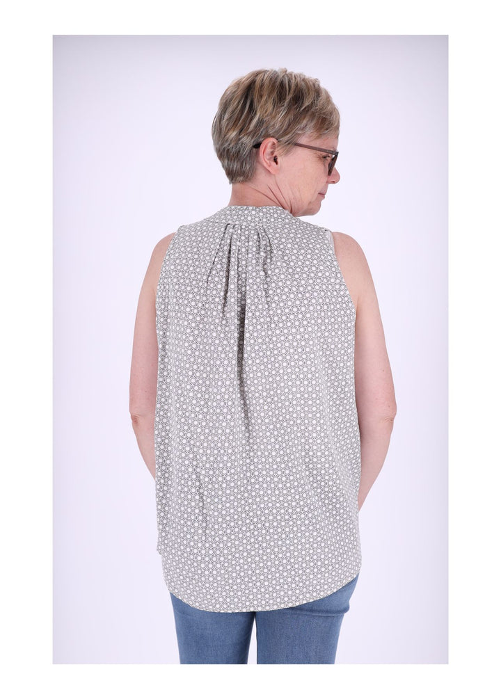 Splash of Color Viskose Top Damen