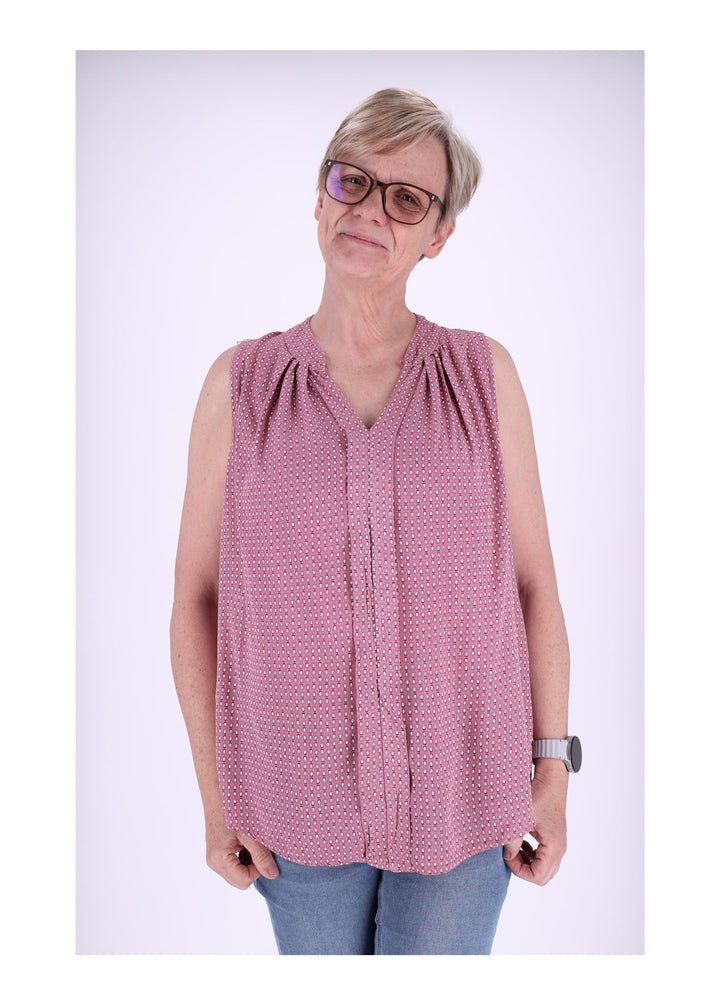 Splash of Color Blusen Top Damen
