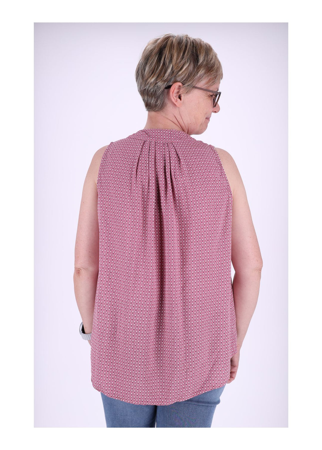 Splash of Color Blusen Top Damen