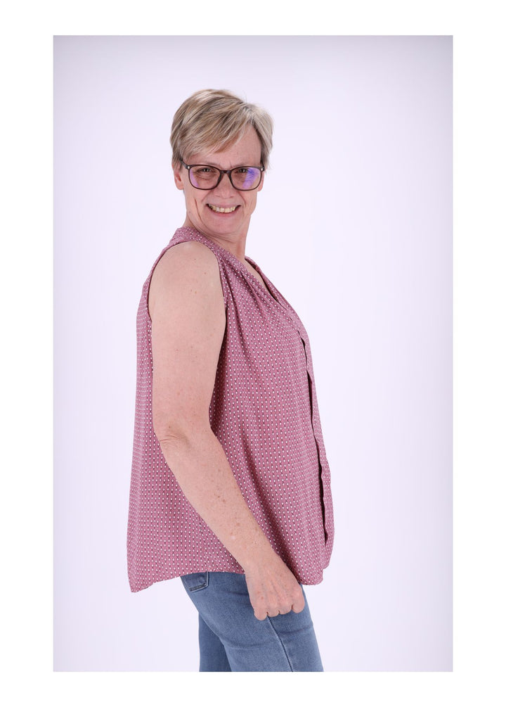Splash of Color Blusen Top Damen