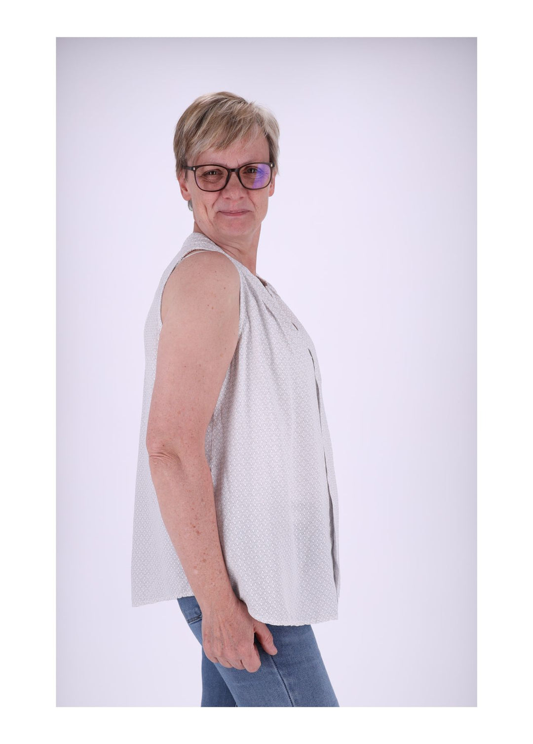 Splash of Color Blusen Top Damen