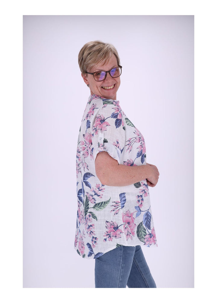 Splash of Color Damen Blusenshirt 1/2 Arm