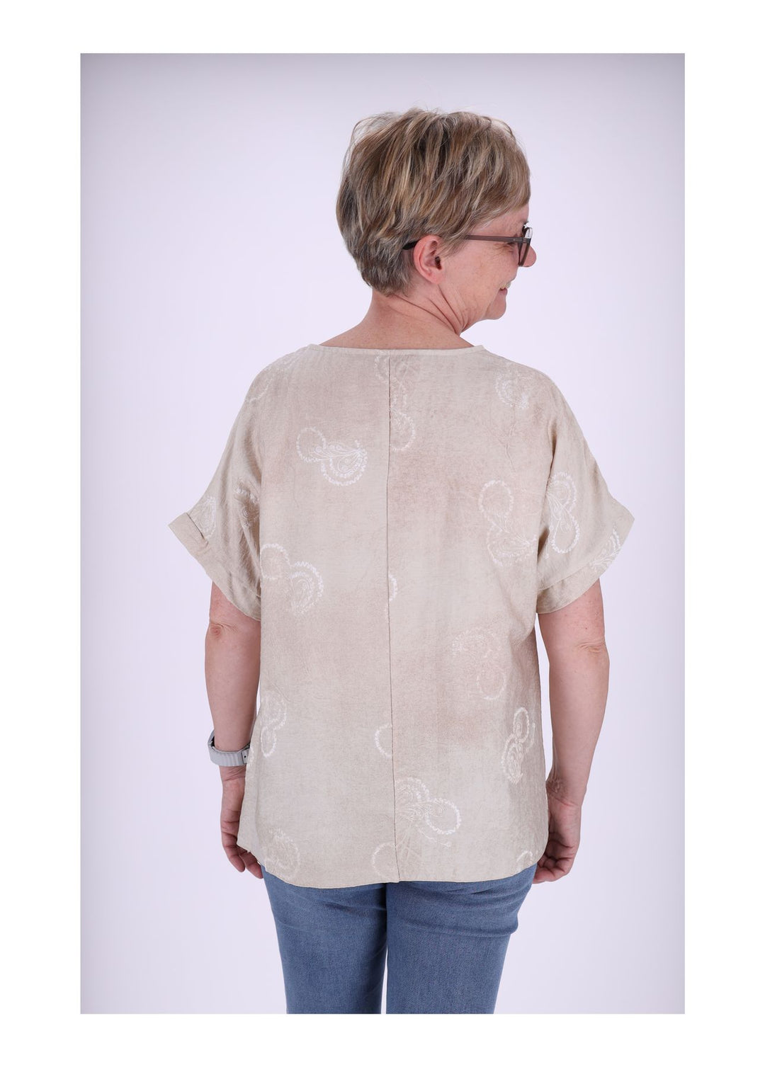 Splash of Color Damen T-Shirt Knoten