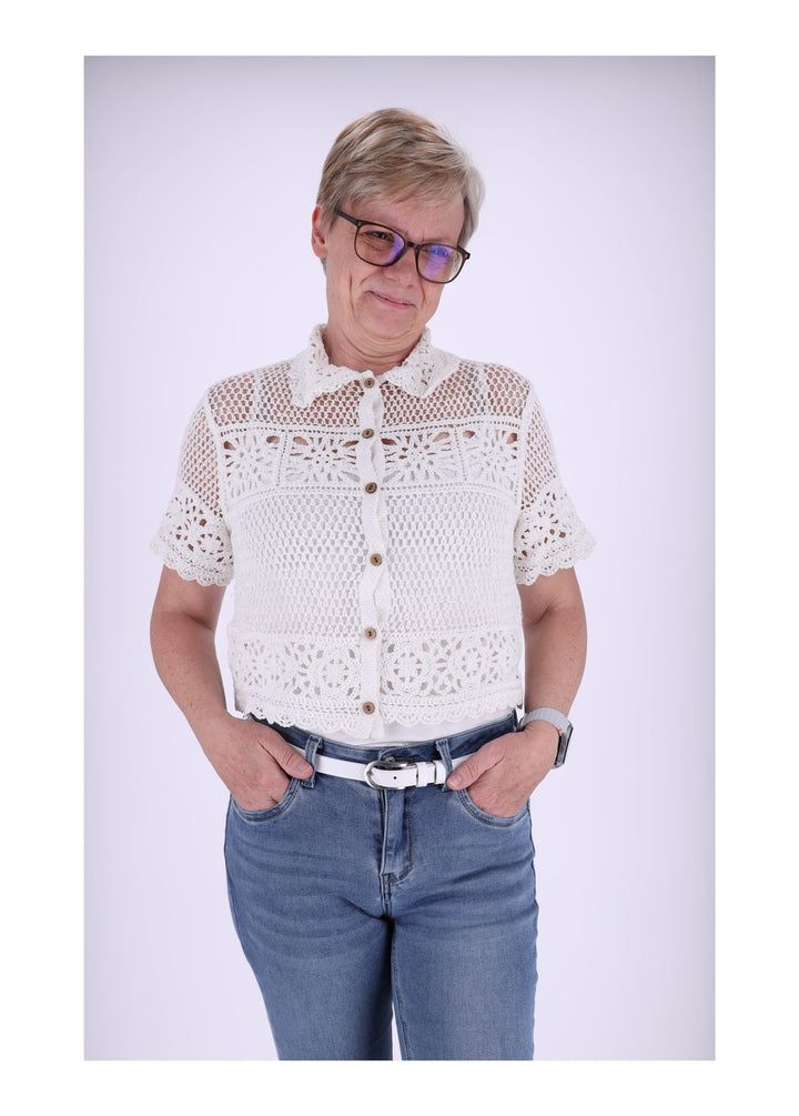 Häkel Bolero Jacke Damen