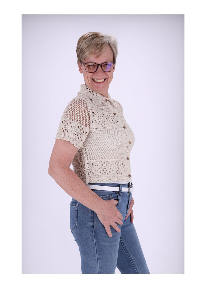 Häkel Bolero Jacke Damen