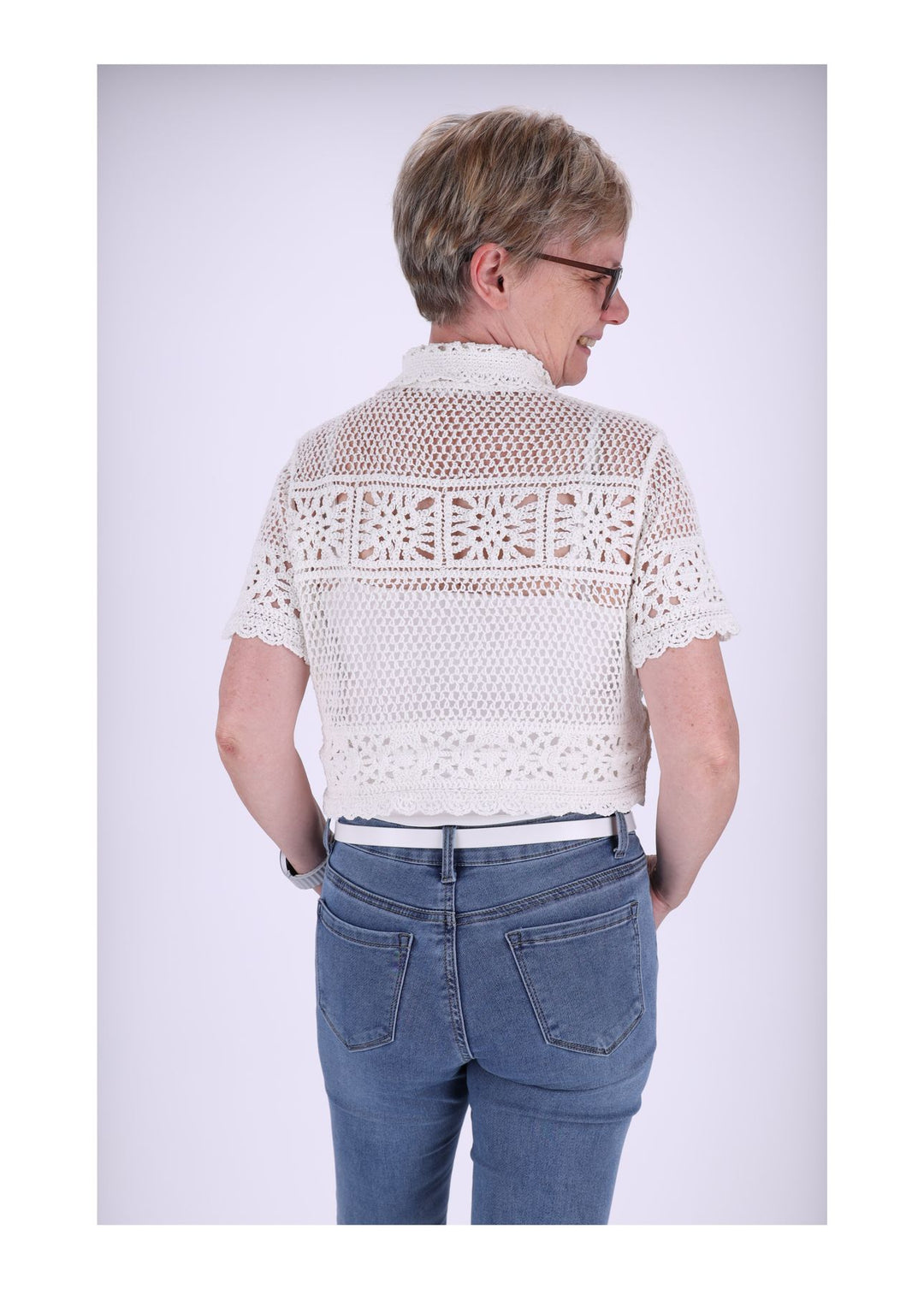 Häkel Bolero Jacke Damen