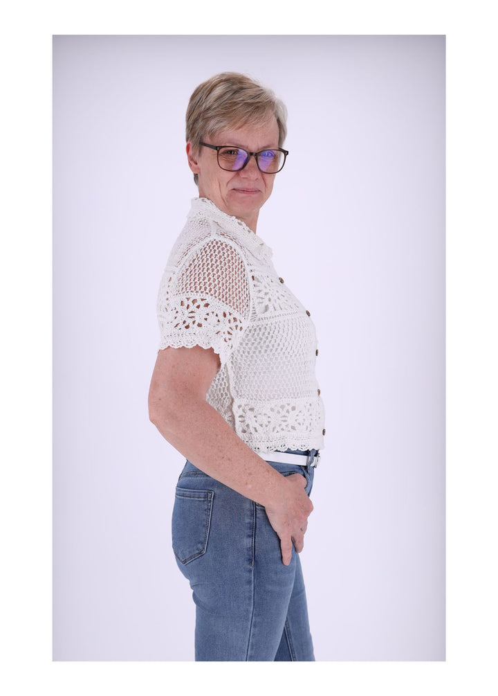 Häkel Bolero Jacke Damen