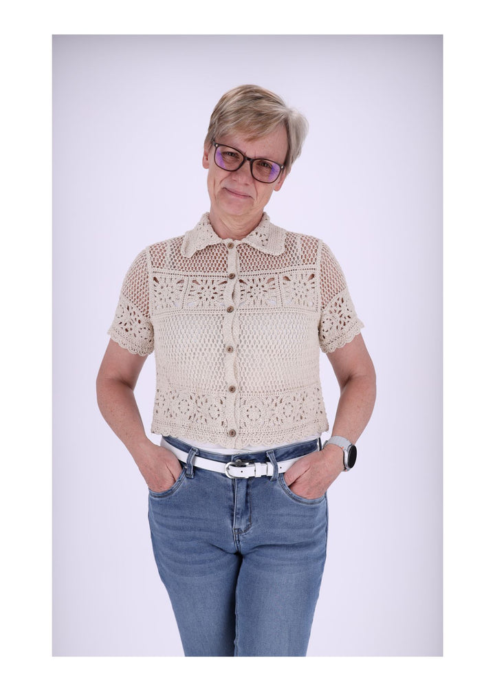 Häkel Bolero Jacke Damen