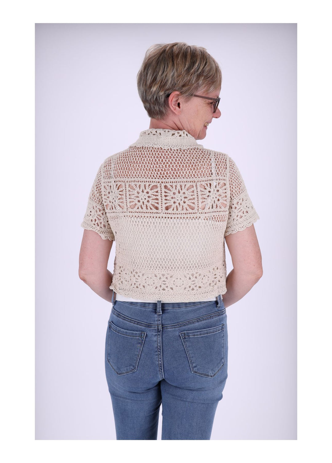 Häkel Bolero Jacke Damen