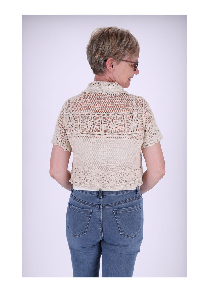 Häkel Bolero Jacke Damen