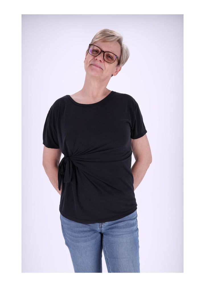 Splash of Color Damen T-Shirt zum Binden