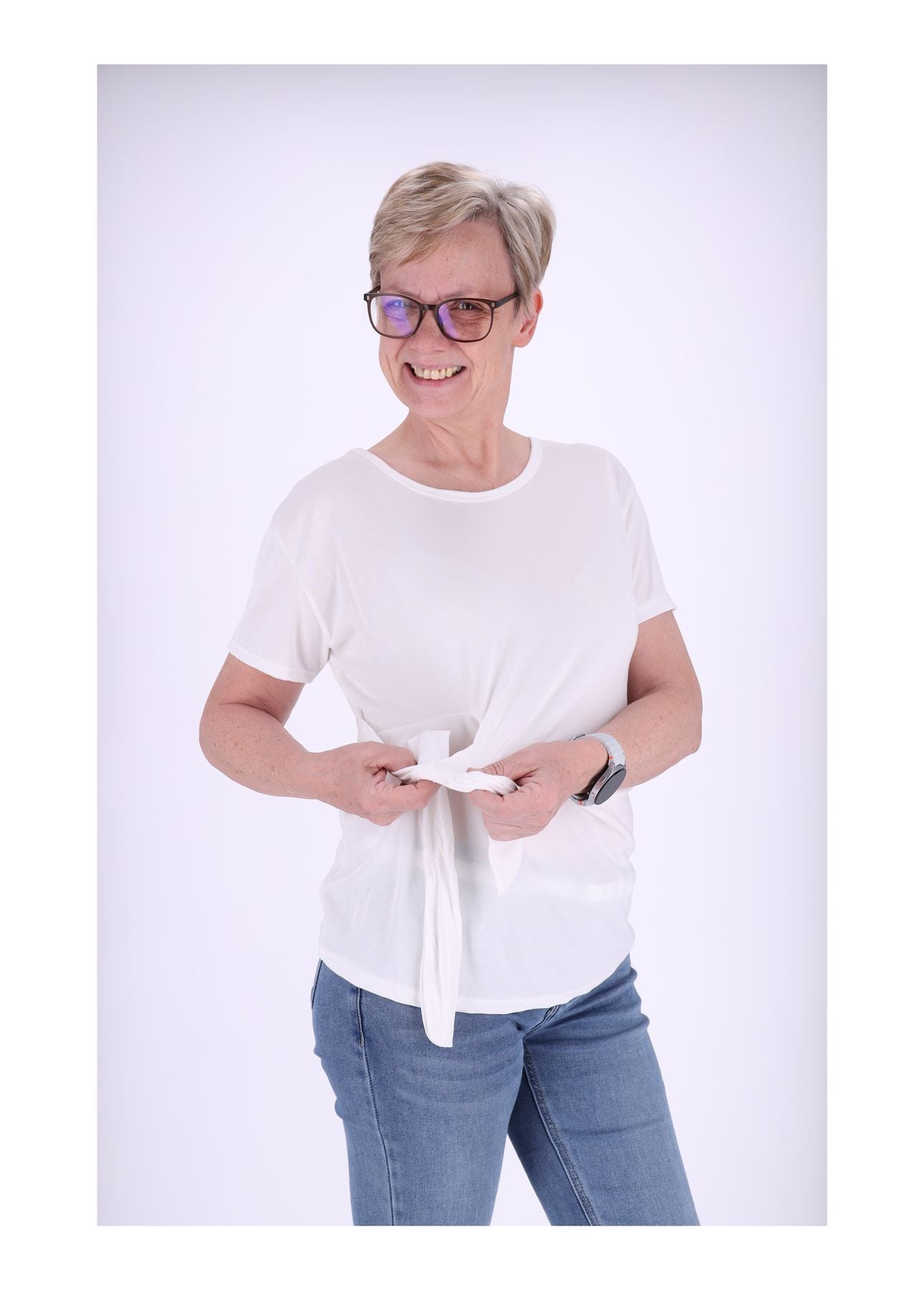 T-Shirt Damen zum binden