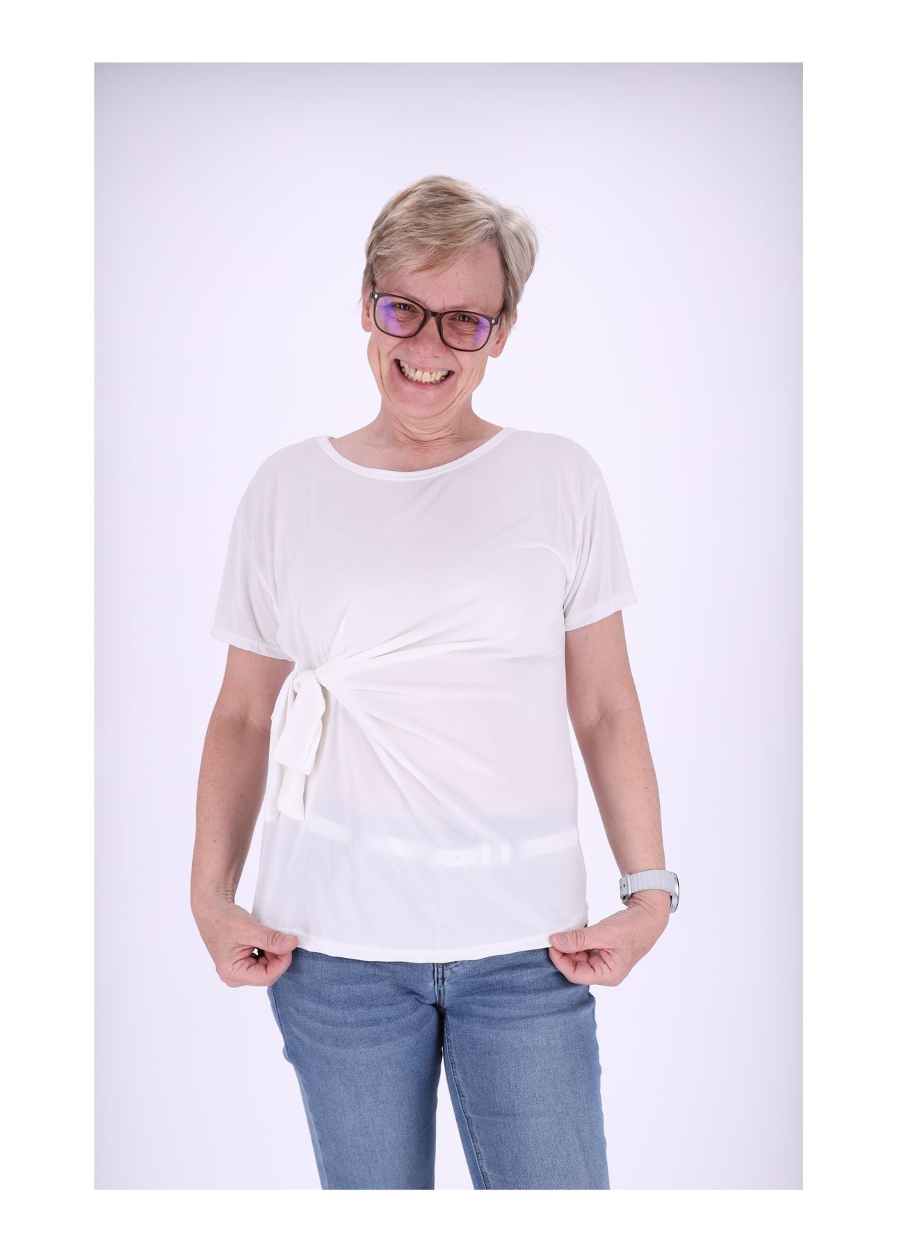 T-Shirt Damen zum binden