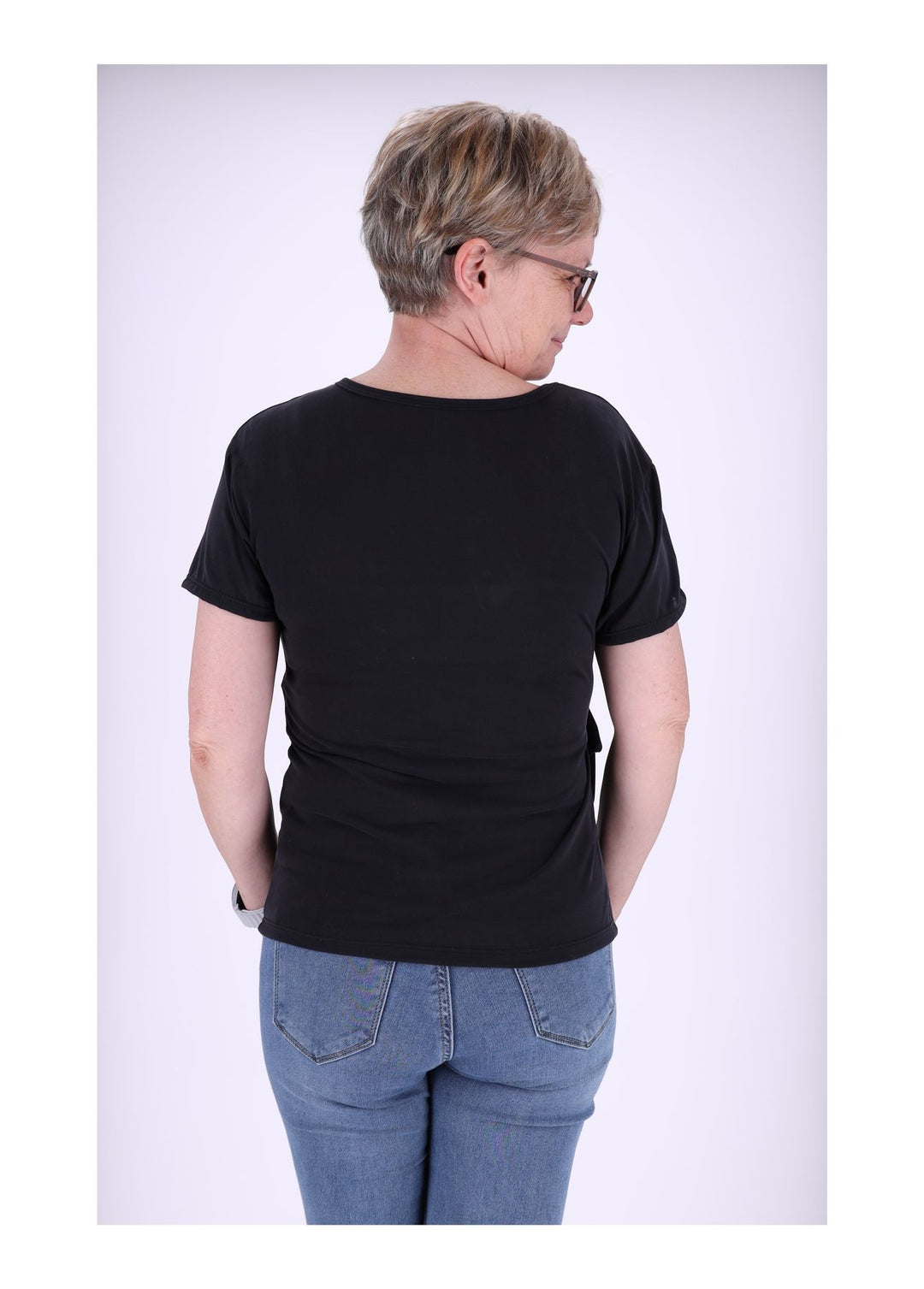 Splash of Color Damen T-Shirt zum Binden