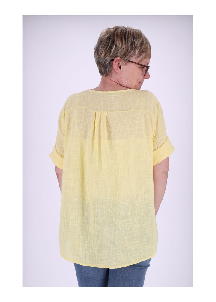 Splash of Color Damen T-Shirt Leinen