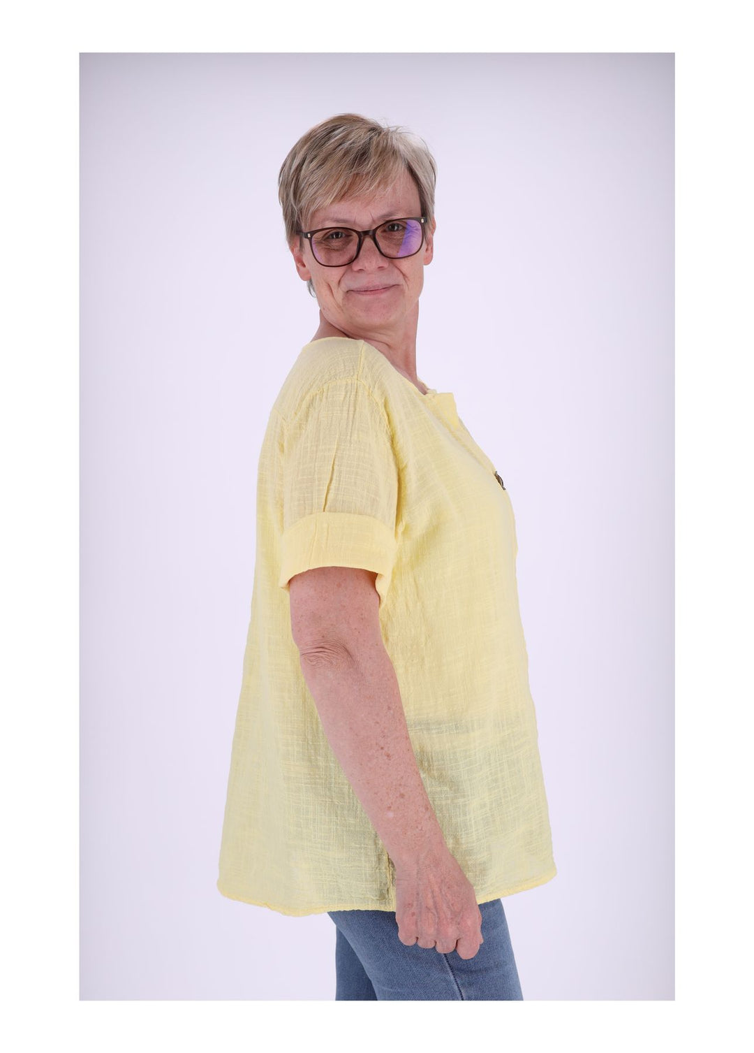 Splash of Color Damen T-Shirt Leinen