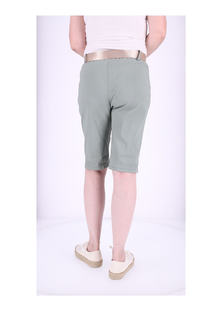 Bermuda Damen Gummizug Gürtel