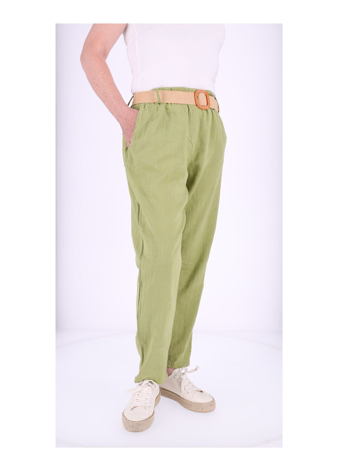 Leinenhose Damen Splash of Color