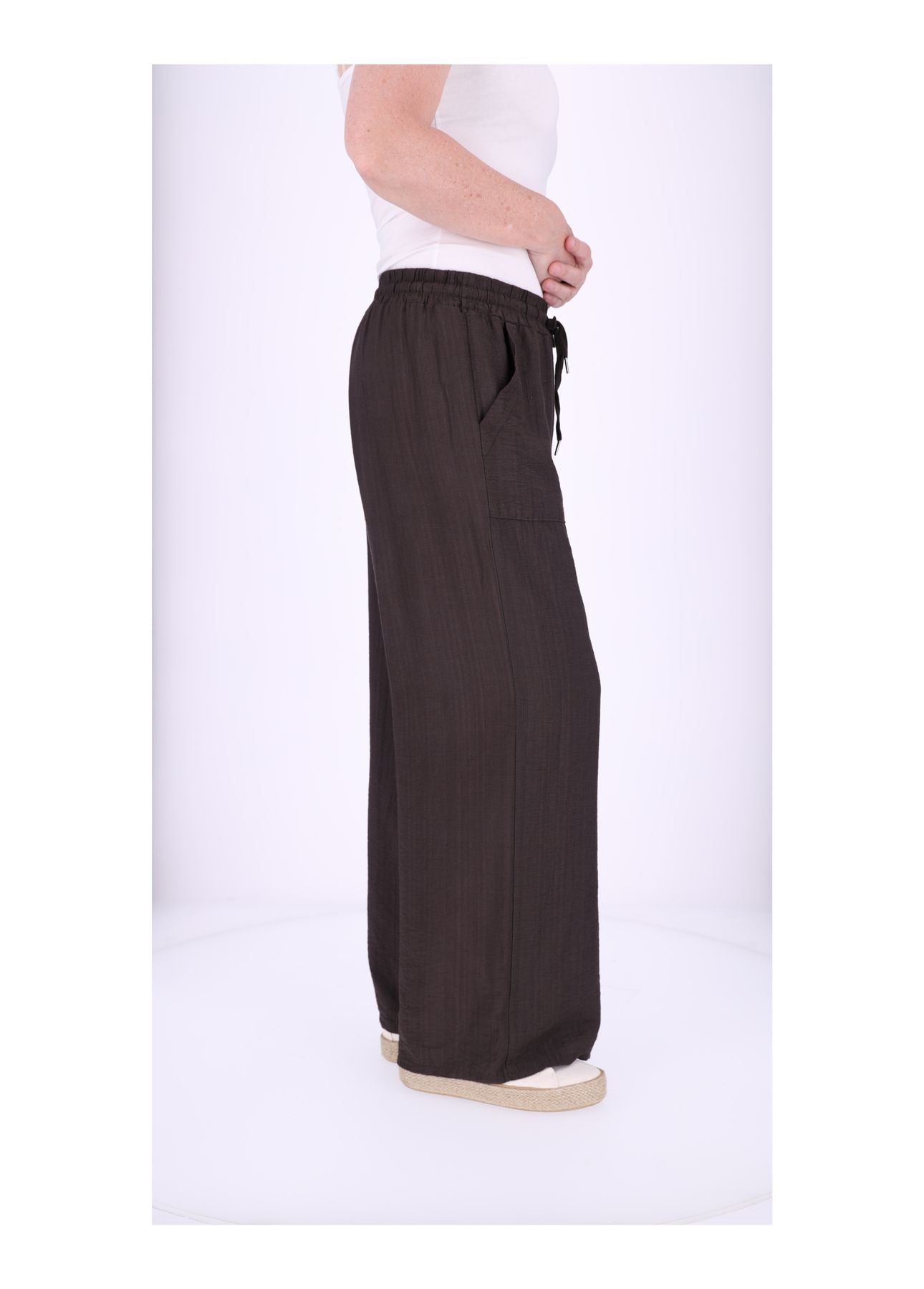 Hose Damen Viskose Struktur