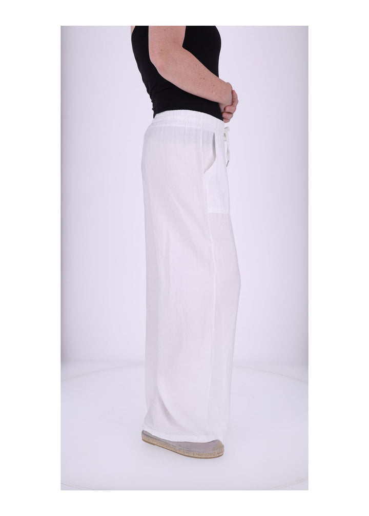 Hose Damen Viskose Struktur