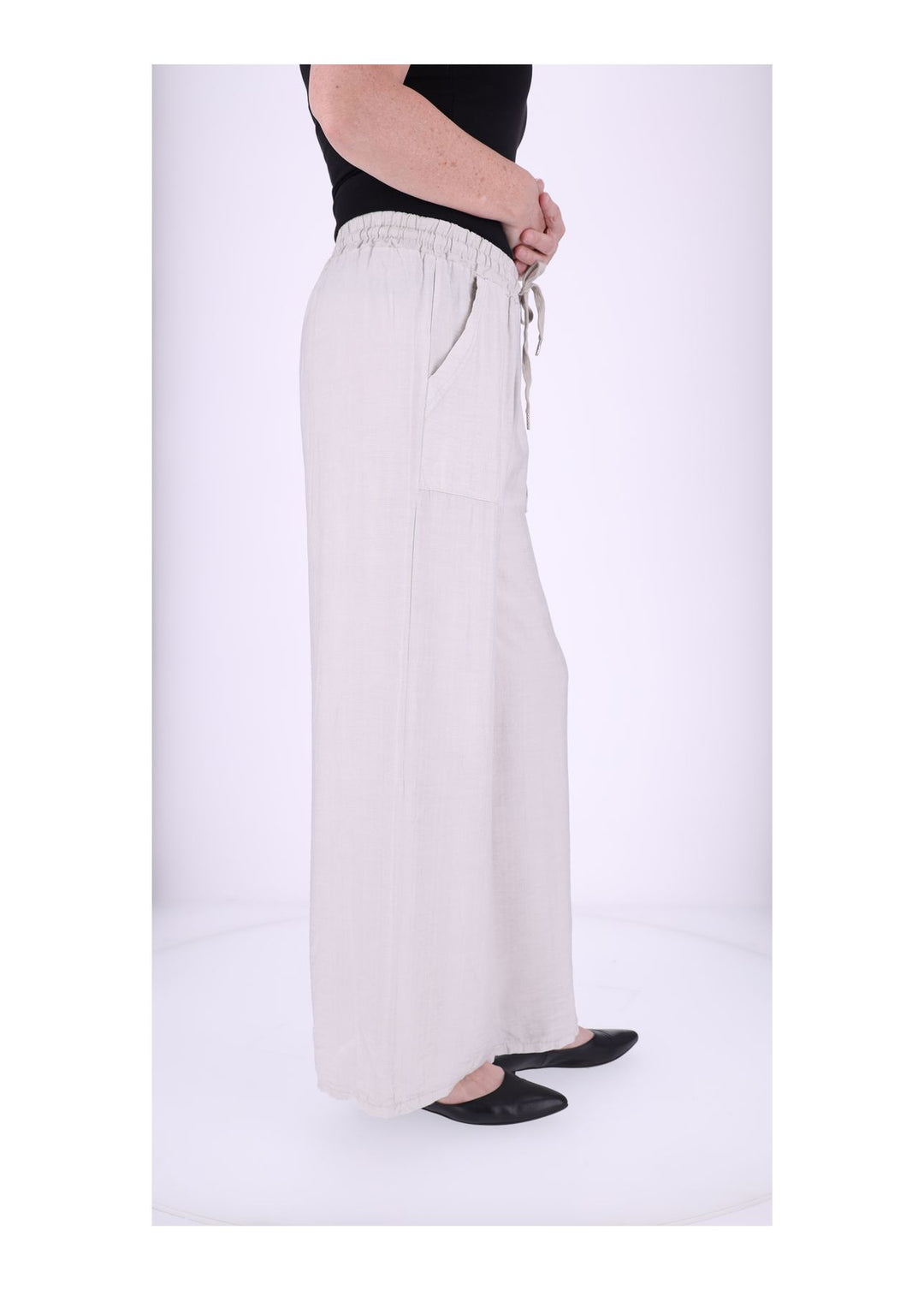 Hose Damen Viskose Struktur