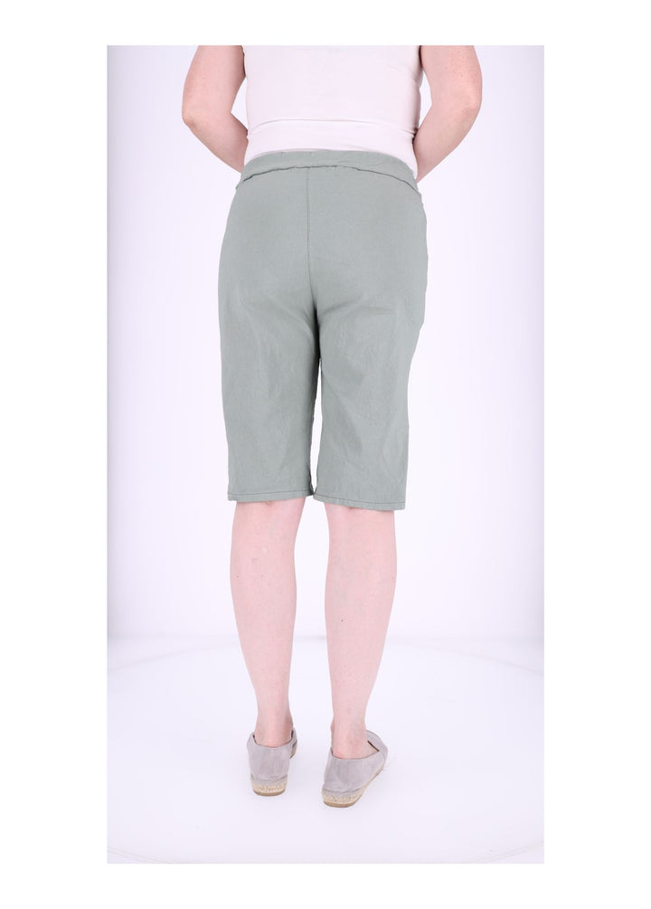 Joggingshort Damen angedeutete Knopfleiste