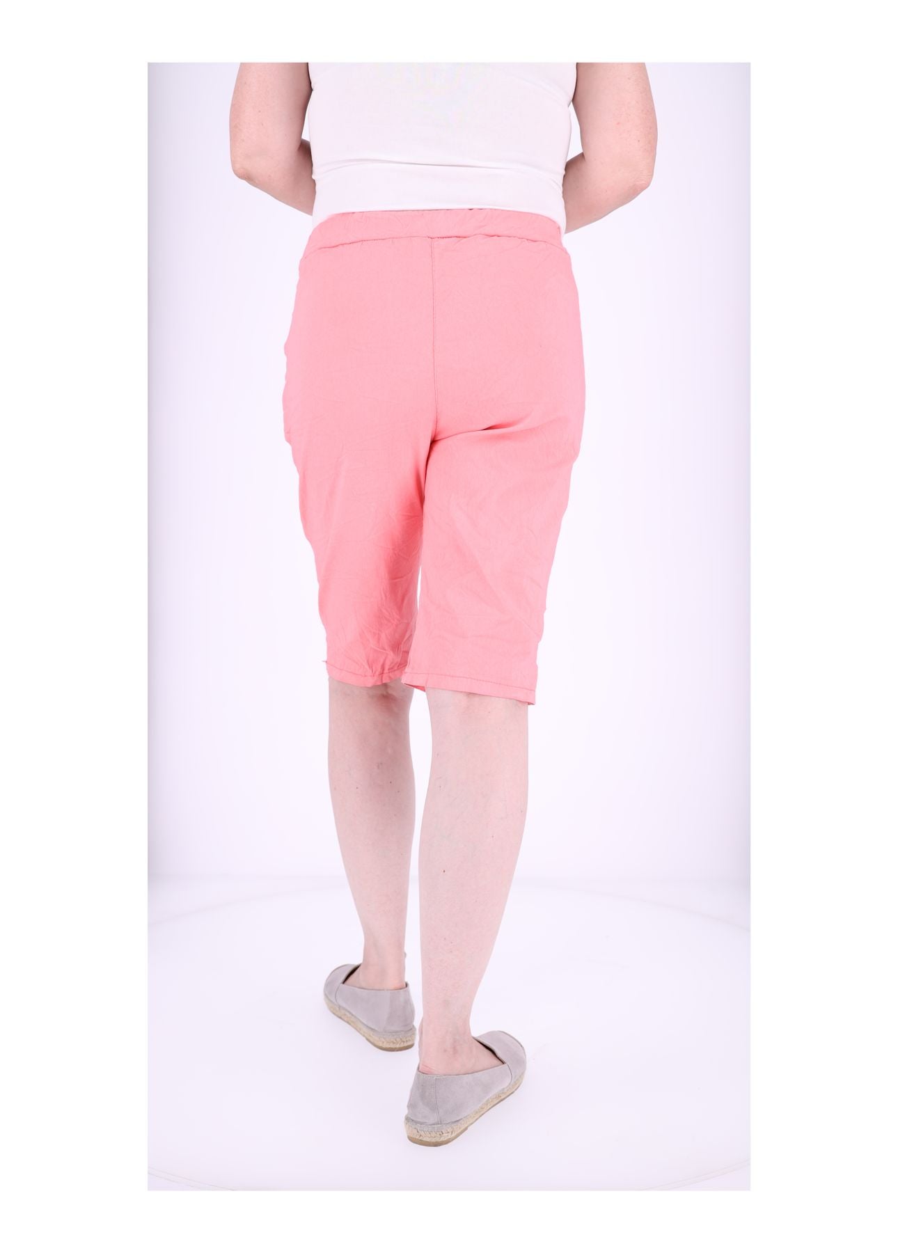Joggingshort Damen angedeutete Knopfleiste