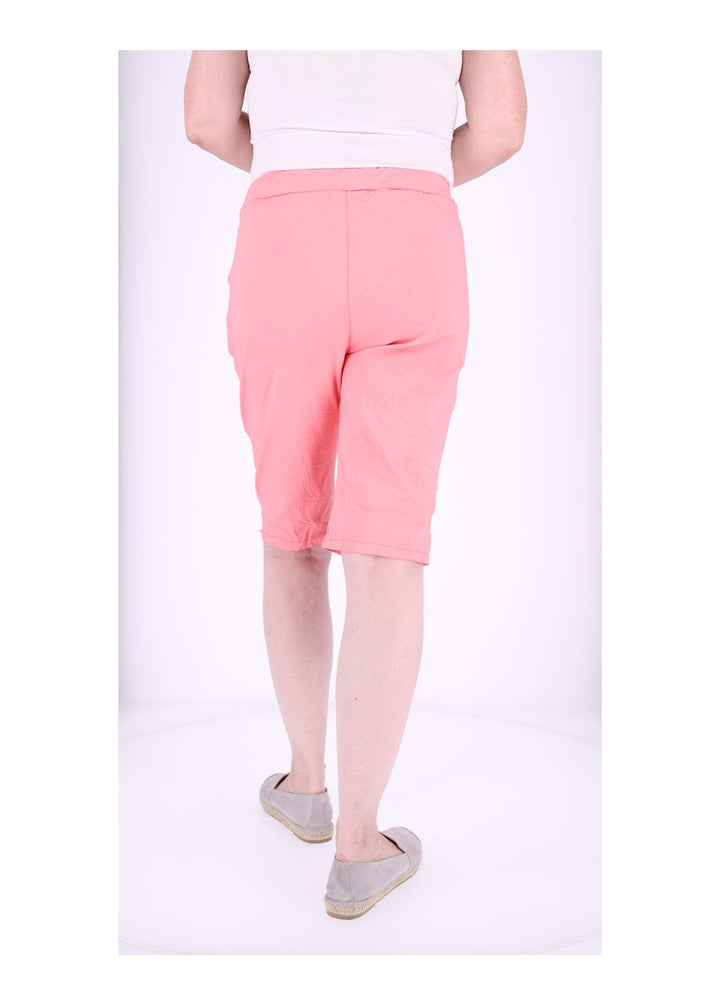 Joggingshort Damen angedeutete Knopfleiste