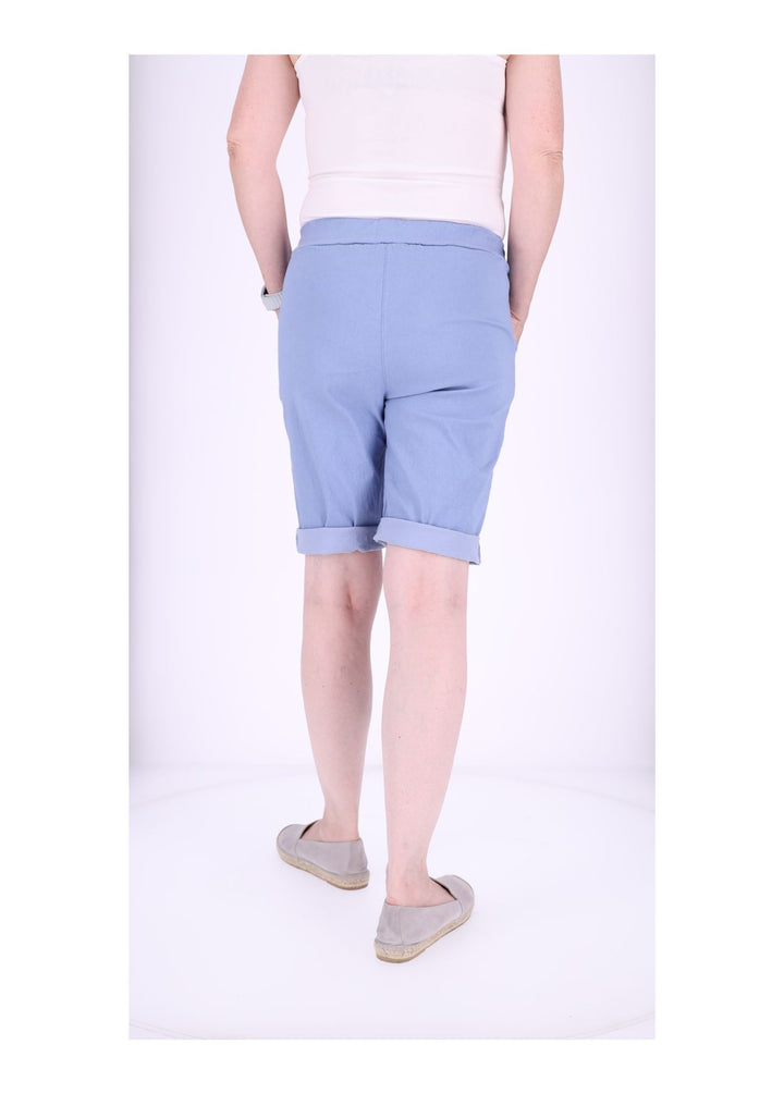 Joggingshort Damen angedeutete Knopfleiste