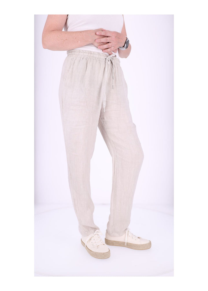 Leinenhose Damen Schlupfhose